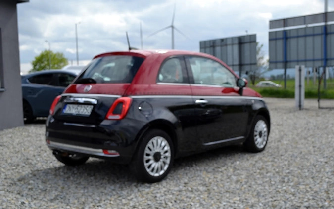 Fiat 500 cena 36900 przebieg: 41000, rok produkcji 2016 z Paczków małe 529